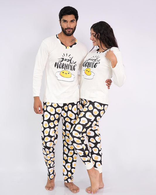 Pijama Pareja "Huevito" algodon pima