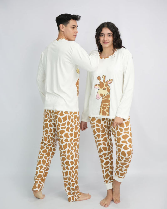 Pijama Pareja "Jirafa" algodon pima